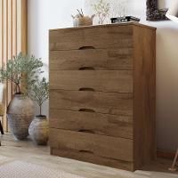 Cômoda 6 Gavetas Sevilha Mademarcs Brauna - 2