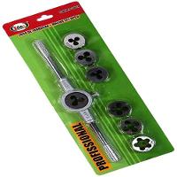 Jogo De Tarraxa Chave Macho Com 8 Pecas Cossinetes Para Roscas Profissional - 1