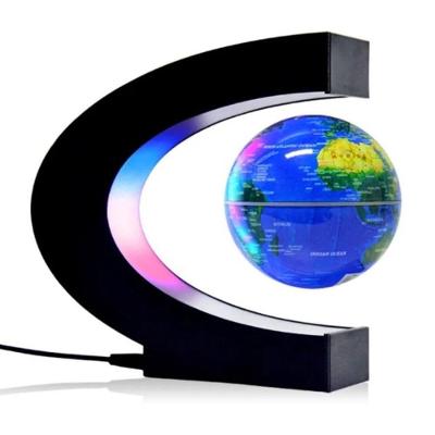 Globo Terrestre Led Magnetico Giratorio Flutuante Levitacao Anti Gravidade Luminaria Com Base Decoracao