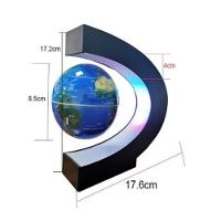 Globo Terrestre Led Magnetico Giratorio Flutuante Levitacao Anti Gravidade Luminaria Com Base Decoracao - 5