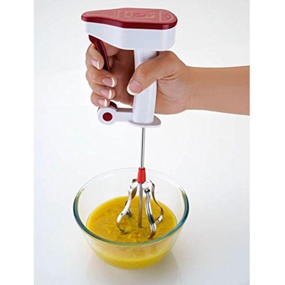 Batedeira Portatil Manual Liquidificador Mixer Giratorio Camping Praia Viagem Misturador De Massa - 3