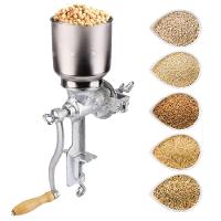 Moedor Cereais Triturador Milho Cafe Graos Soja Temperos Cozinha Ferro Manivela - 1