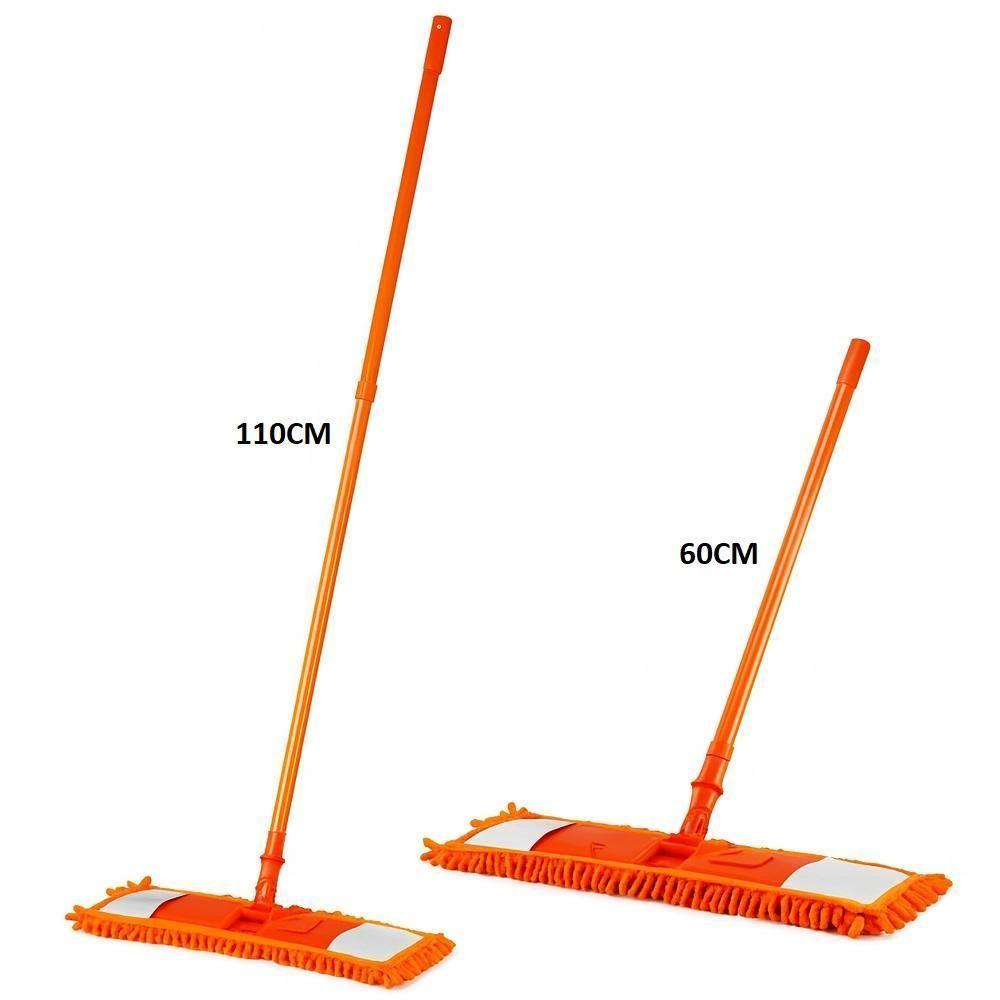 Rodo Esfregao Mop Vassoura Absorvente Microfibra Tira Po Lava Limpa Varre Pisos Vidros Limpeza Cabo Retratil - 9