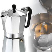 Cafeteira Italiana Grande 12 Xicaras Cafe Expresso Long Manual Moka Premium Em Aluminio Camping Coffe 600ml - 6