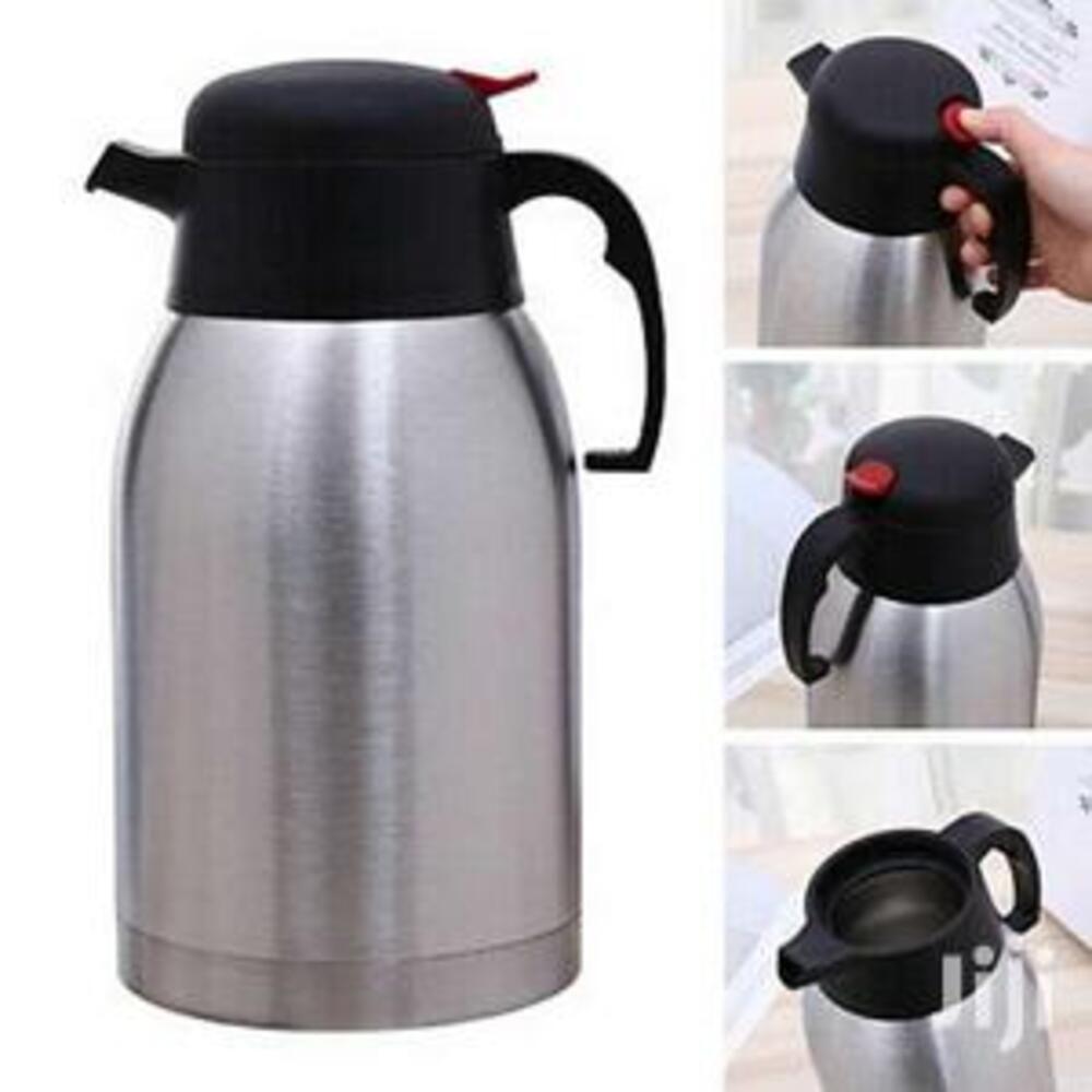 Garrafa Termica Inox Jarra Bule Cafe Cha Isotermica Grande 1500ml Tipo Jarra 1.5l Quente Gelada Bebida - 4