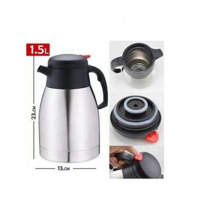 Garrafa Termica Inox Jarra Bule Cafe Cha Isotermica Grande 1500ml Tipo Jarra 1.5l Quente Gelada Bebida