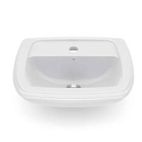 Lavatório Para Coluna 52x43cm Fcsl Fit Cinza E Prata - 1660060771300 - Celite - 2