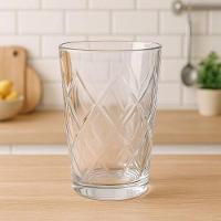 Kit Jogo 6 Copo Vidro Bebidas Agua Suco Cerveja Drinks 200ml Diamond Bar Restaurante Baixo - 7