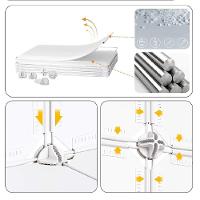 Organizador De Brinquedos E Sapateira Guarda Roupa Modular 6 Portas Armario Portatil Lavanderia Estante Multiuso Luxo - 7