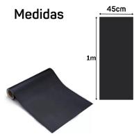 Adesivo Lousa Quadro Negro 1 Metro Papel Parede Contact Kit Completo Giz 1m X 45cm Preto Lavavel Escola - 3