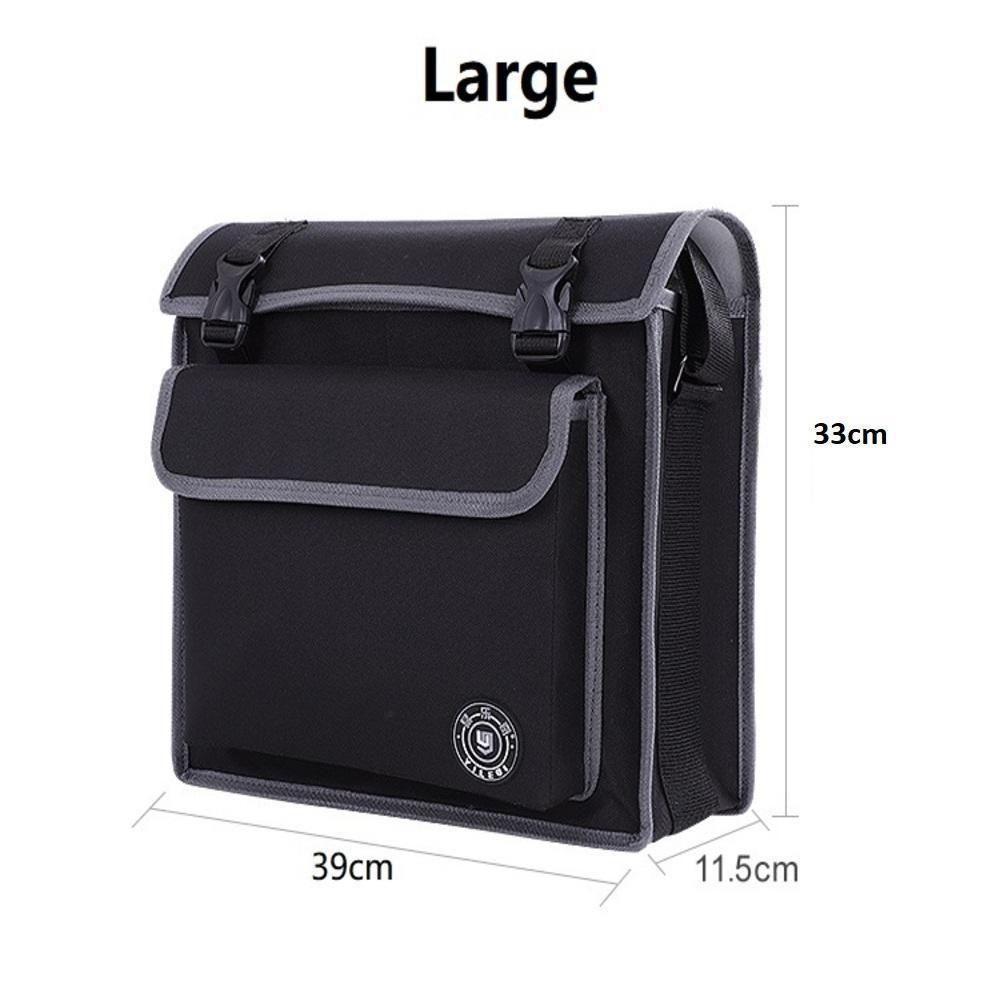 Bolsa Porta Ferramentas Mochila Eletricista Mala Dupla Maleta Ombro Pedreiro Organizador Reforcado - 3