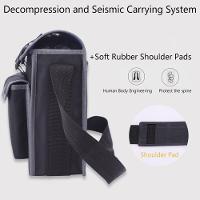 Bolsa Porta Ferramentas Mochila Eletricista Mala Dupla Maleta Ombro Pedreiro Organizador Reforcado - 6