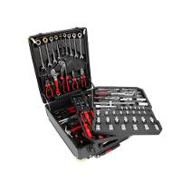 Maleta Jogo Ferramentas 199 Pecas Aluminio Carrinho Profissional Mala Rodinhas Cromo Cromo Vanadio Alicates Soquetes Bit - 2