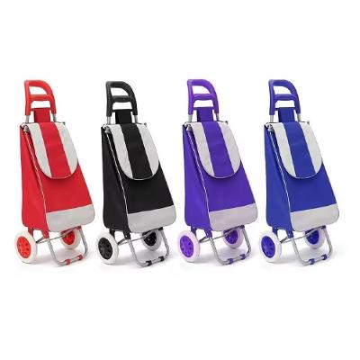 Carrinho Feira Compras Supermercado Multiuso Mao Dobravel Sacola Ecologica Bolsinho