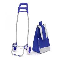 Carrinho Feira Compras Supermercado Multiuso Mao Dobravel Sacola Ecologica Bolsinho