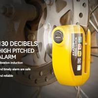 Cadeado Trava Disco Moto Bike Alarme Sirene Sonoro Freio Aluminio Chave Tetra - 6