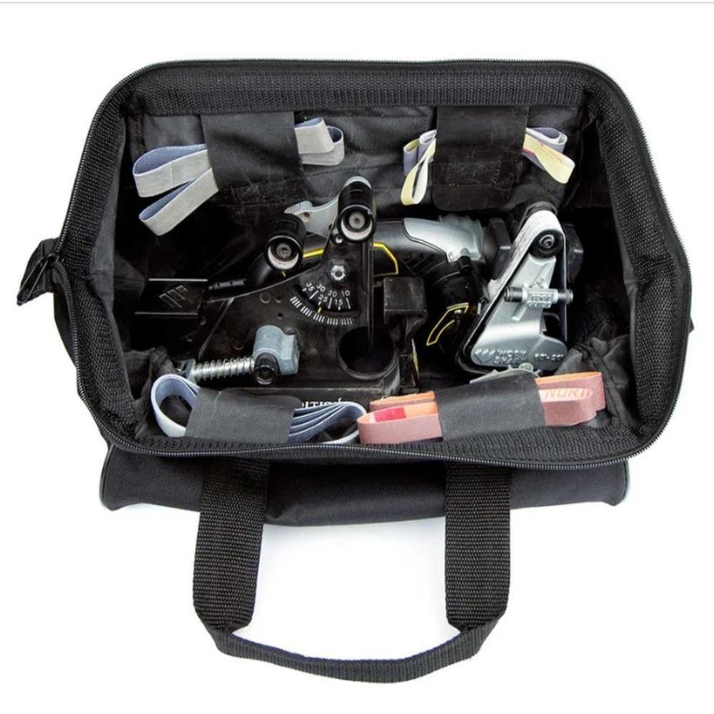 Bolsa Ferramentas Mochila Eletricista Mala Maleta Ombro 13 Bolsos Organizador Reforcado Multiuso - 7