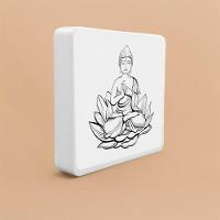 Luz Do Budha: Luminária Usb Slim Para Paz E Relaxamento Em Ambientes Elegantes - 6