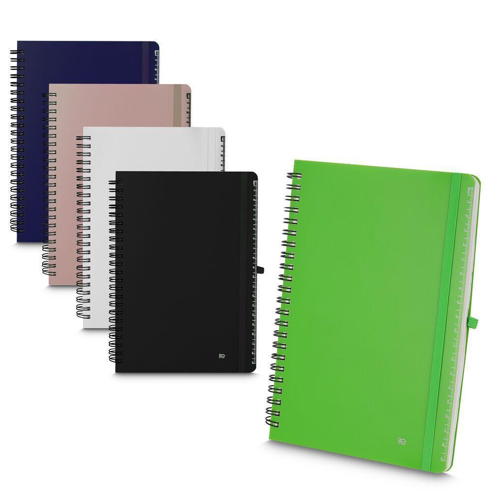 Caderno Elegante Bege Com Porta-caneta - 70 Folhas Para Criatividade E Organização - 2