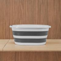 Cesto Retrátil 37l Compacto Multiuso Para Roupas E Organização Do Dia A Dia