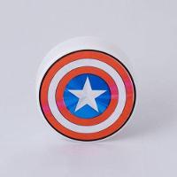 Luminária Led Circular Usb Do Capitão América - Iluminação Heroica Em Seu Ambiente! - 2