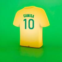 Luminária Camisa 10 Brasil: Iluminação Estilizada Para Amantes Do Futebol!