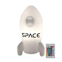 Luminária Rocket: Estilo E Iluminação Inteligente Com Controle Remoto Para Seu Espaço! - 2