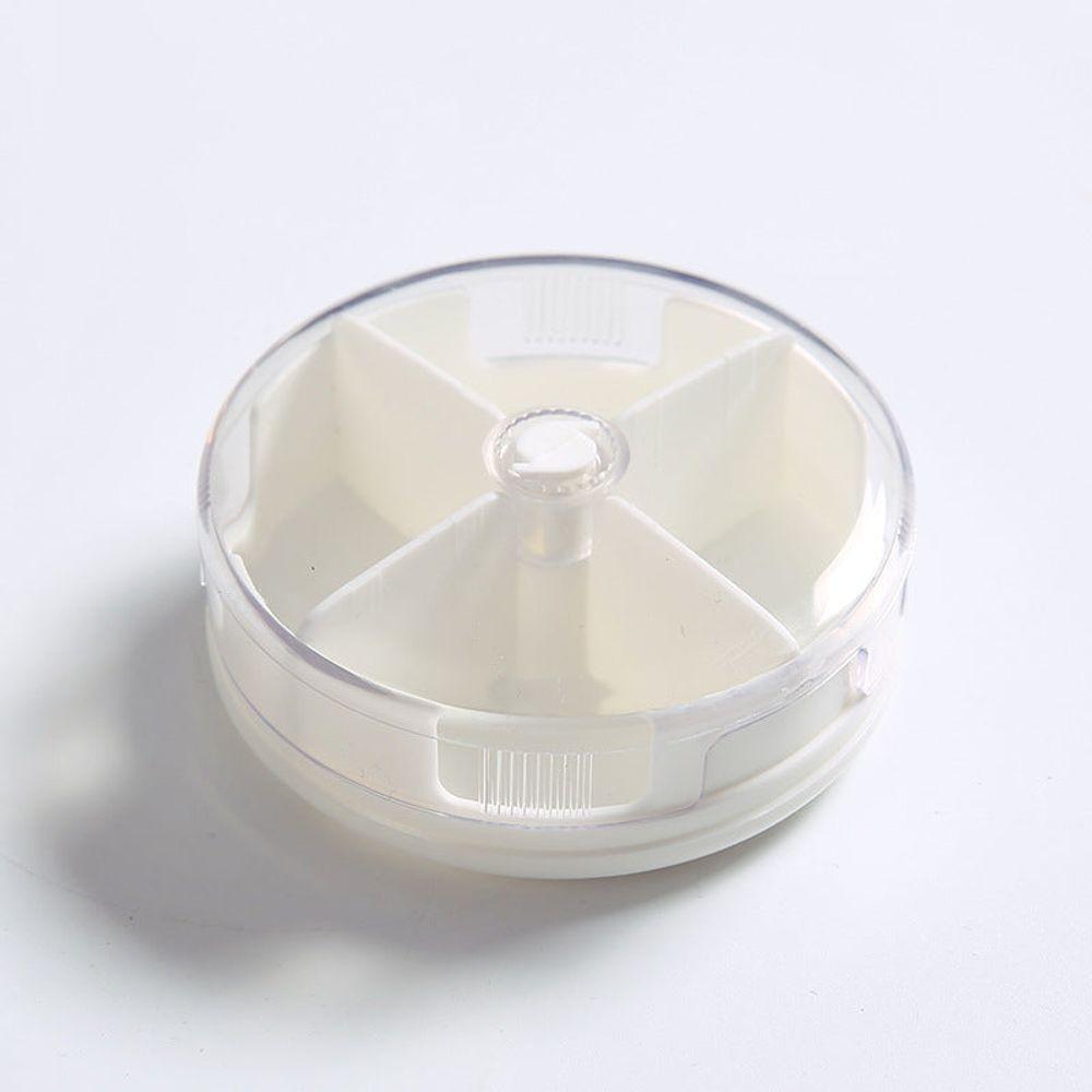 Estojo Elegante Para Medicamentos - Organizador Compacto Com 4 Compartimentos Para Viagens - 1