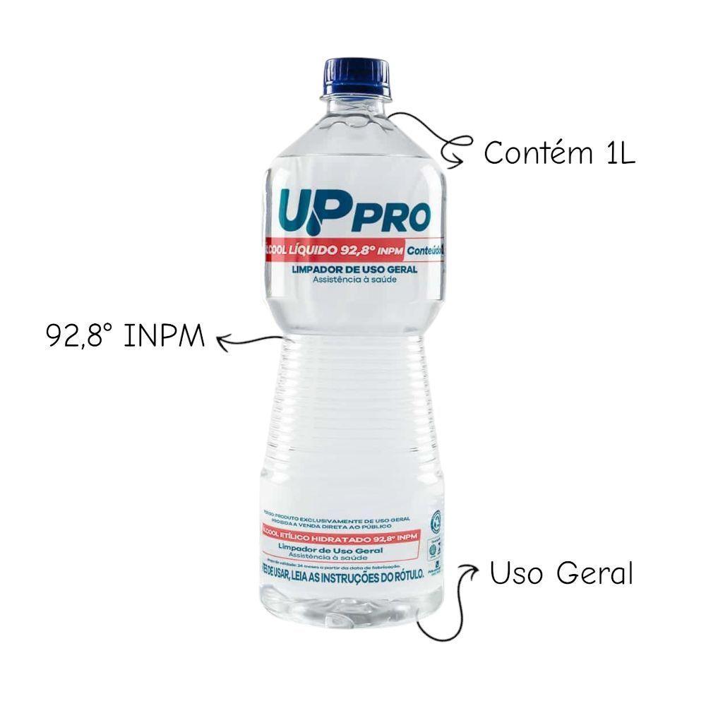 Desinfetante Líquido 92,8° - Limpeza Pesada E Rápida Evaporação, 1l - Kit Com 2 Unidades - 3