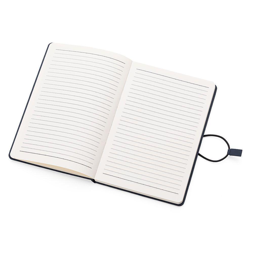 Caderno Elegante Cinza Com Capa Sintética E Fechamento Seguro Para Anotações - 3