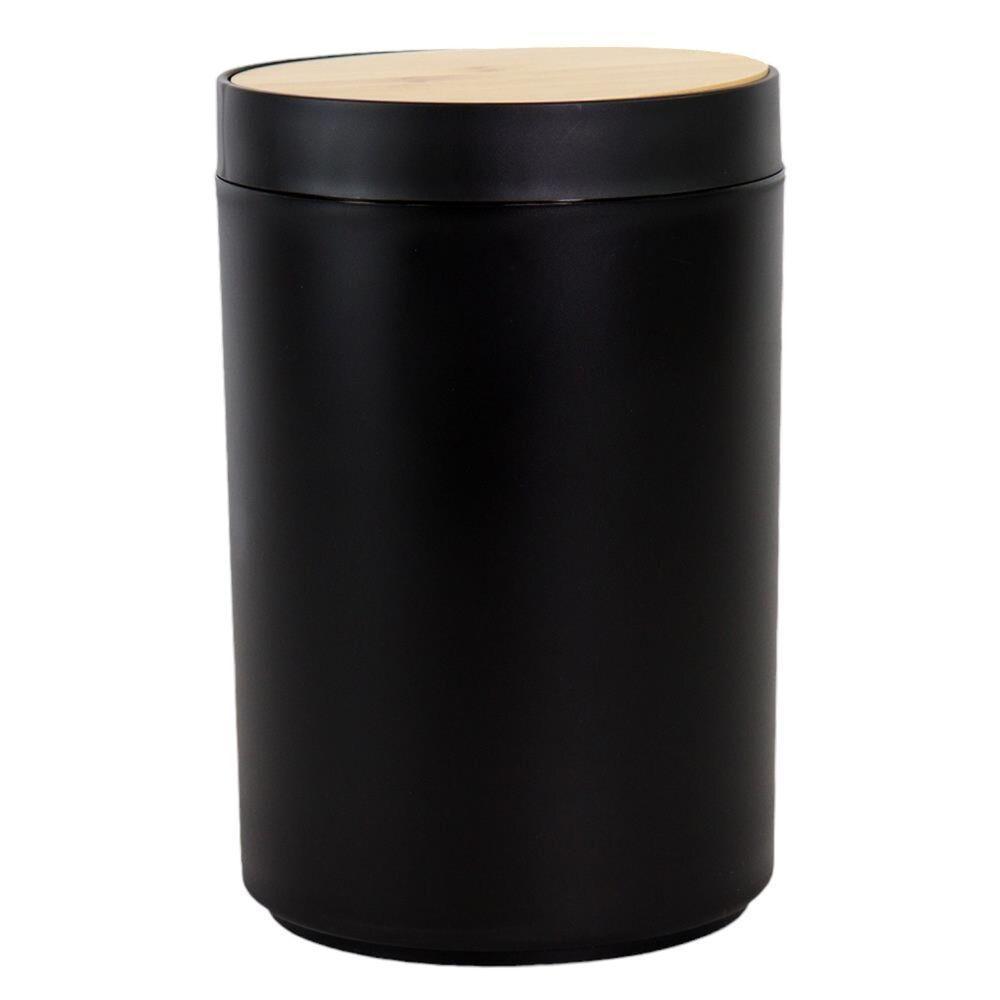 Conjunto Luxuoso De Acessórios Para Banheiro Preto - 5 Peças Elegantes E Funcionais - 5