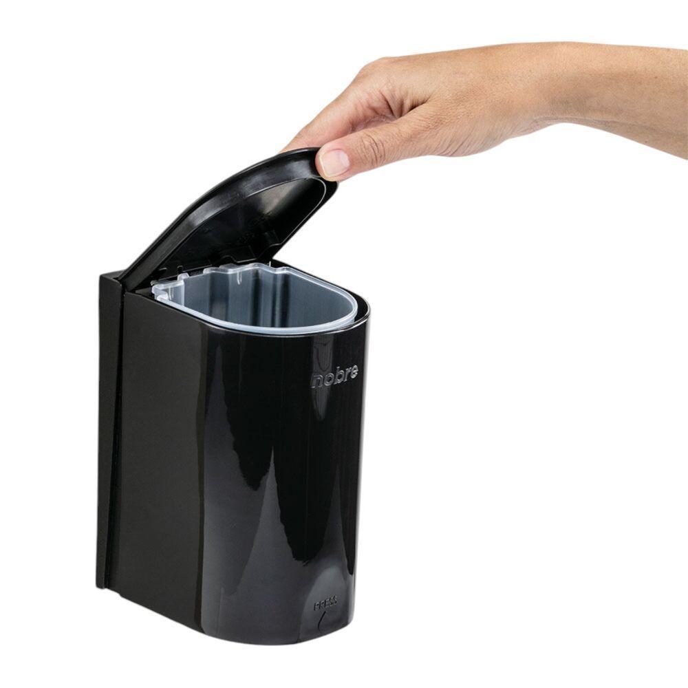 Dispenser De Sabonete Espuma 500ml - Sofisticação E Praticidade Em Preto Moderno - 5