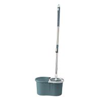 Mop Rotatório Estiloso Azul Petróleo 9l Com Balde E Cesto - Limpeza Prática E Elegante - 3