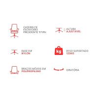 Cadeira Executiva Premium Com Encosto De Cabeça Ajustável E Design Ergonomico - 2