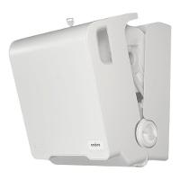 Dispenser Elegante Para Toalhas Em Bobina - Praticidade E Sofisticação Em Branco - 3