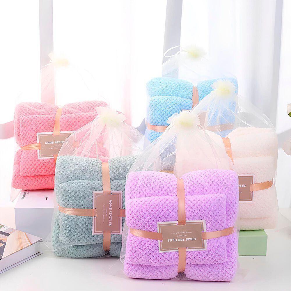 Conjunto De Toalhas Rosa Luxo: Elegância E Conforto Para Banho E Rosto - 4