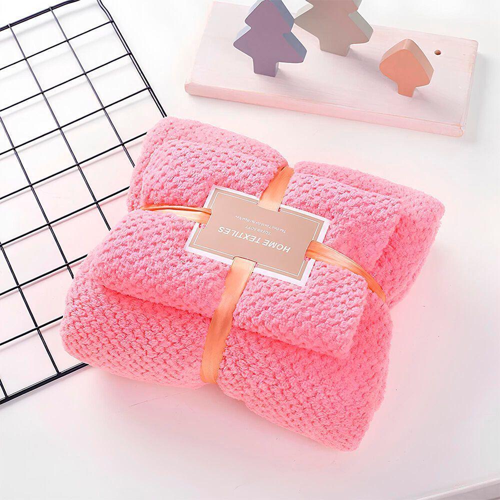 Conjunto De Toalhas Rosa Luxo: Elegância E Conforto Para Banho E Rosto - 5