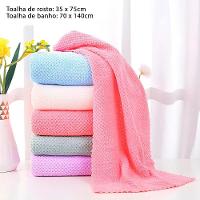 Conjunto De Toalhas Rosa Luxo: Elegância E Conforto Para Banho E Rosto - 3