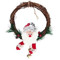 Guirlanda Natalina 25cm Com Boneco: O Toque Mágico Para Sua Decoração Festiva - 3