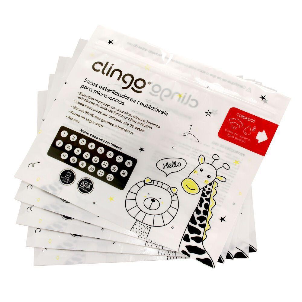 Esterilizador De Mamadeiras Clingo Smart - Kit Completo Com 5 Peças Higienizadoras - 1
