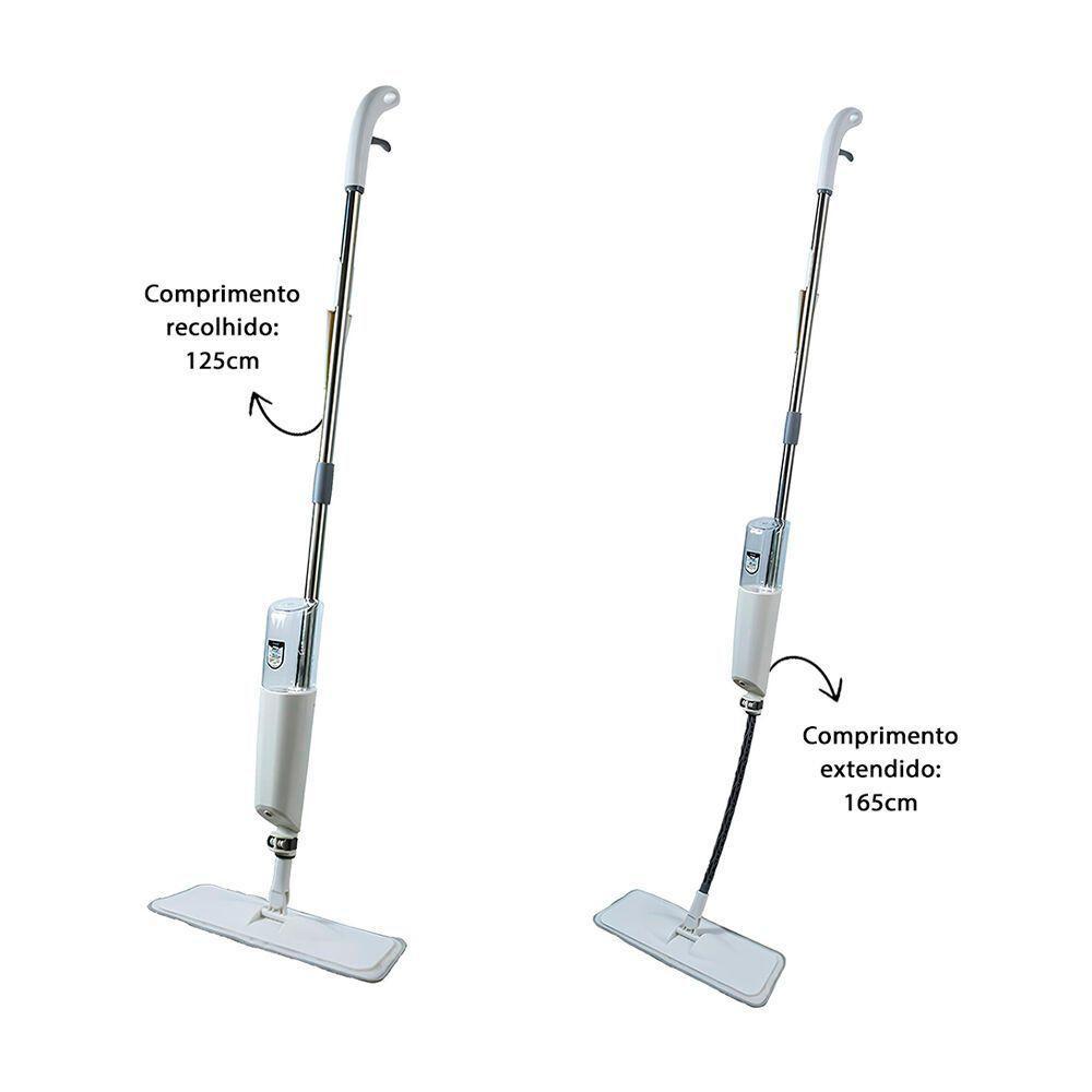 Mop Spray Extensível Com Cabo Flexível - Limpeza Prática E Eficiente Para Sua Casa - 3