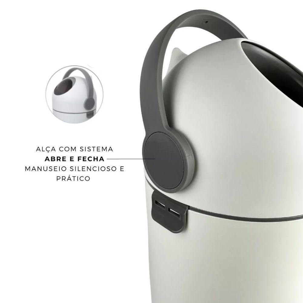 Lixeira Inteligente Antiodor Para Fraldas - Praticidade E Estilo Para Pais Modernos! - 4