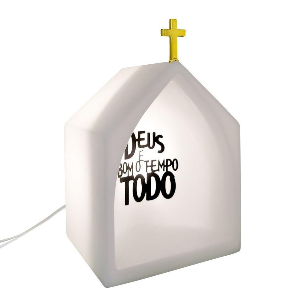 Oratório Led Deus é Bom - Luz E Beleza Para Sua Devoção E Espiritualidade - 1