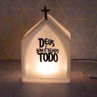 Oratório Led Deus é Bom - Luz E Beleza Para Sua Devoção E Espiritualidade