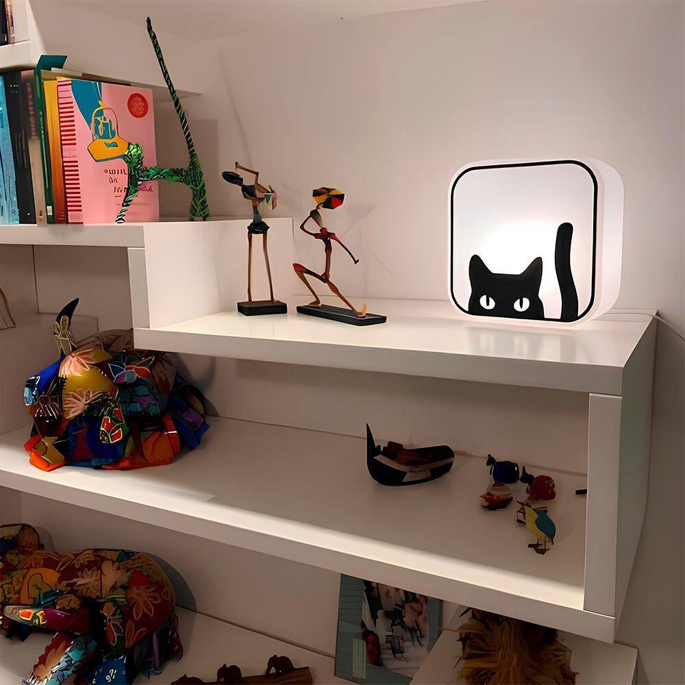 Luminária Gato Preto - Ilumine Seu Espaço Com Estilo E Mistério Deslumbrante - 2