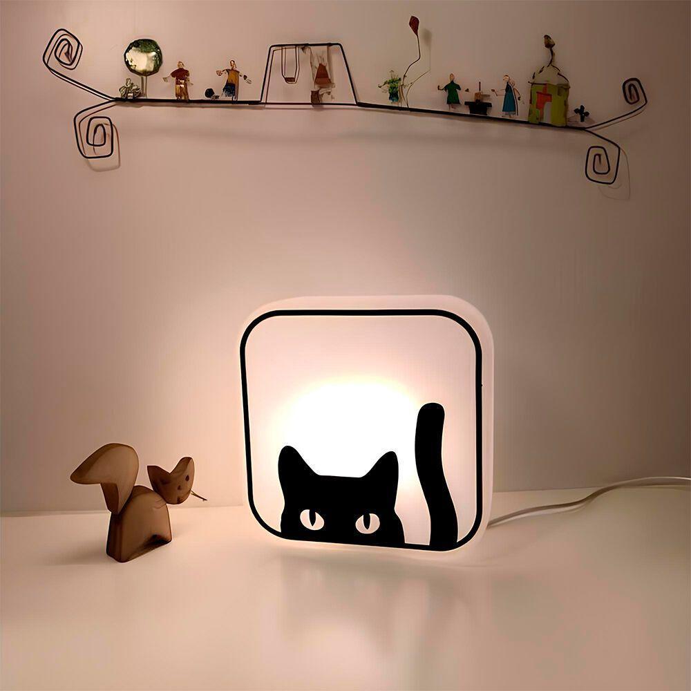 Luminária Gato Preto - Ilumine Seu Espaço Com Estilo E Mistério Deslumbrante - 6