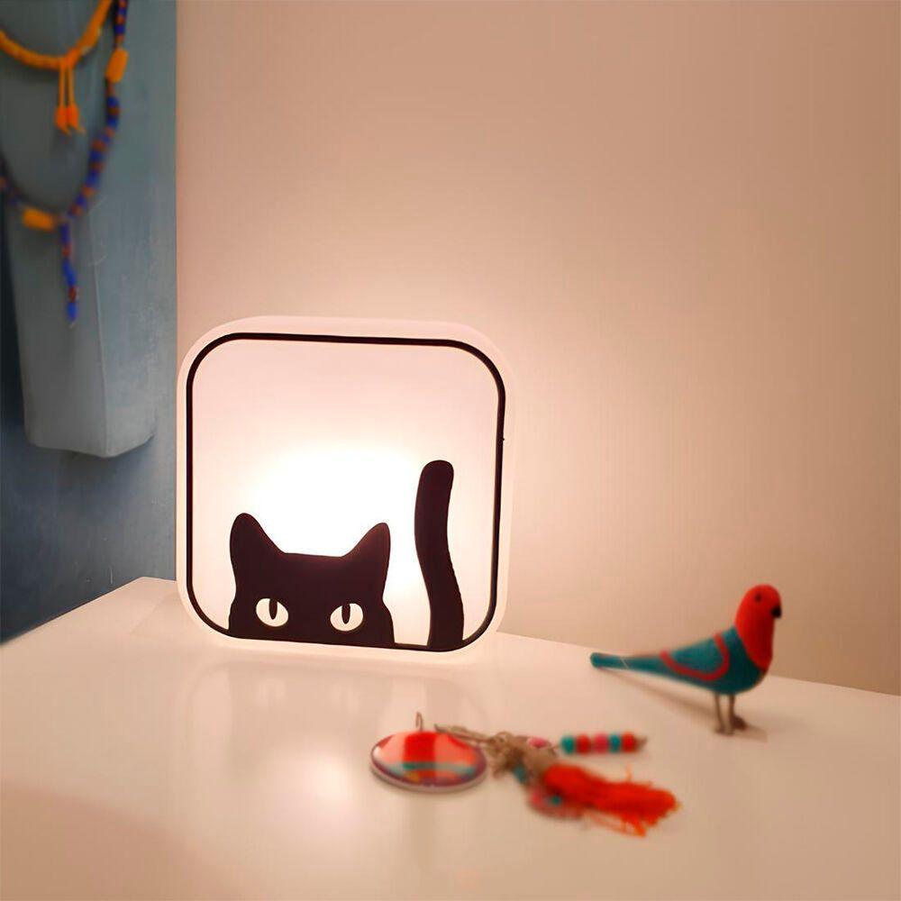 Luminária Gato Preto - Ilumine Seu Espaço Com Estilo E Mistério Deslumbrante - 7