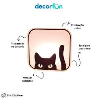 Luminária Gato Preto - Ilumine Seu Espaço Com Estilo E Mistério Deslumbrante - 3