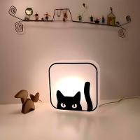 Luminária Gato Preto - Ilumine Seu Espaço Com Estilo E Mistério Deslumbrante - 6