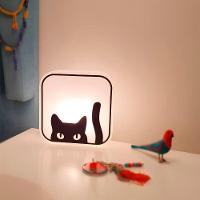 Luminária Gato Preto - Ilumine Seu Espaço Com Estilo E Mistério Deslumbrante - 7